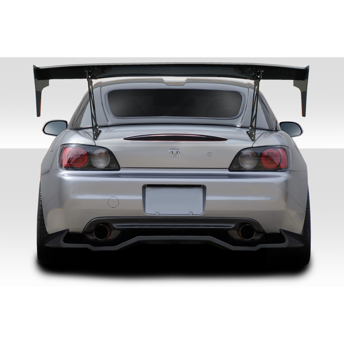 Modify your Universal   with our Exterior/Complete Body Kits - Rear view angle of the vehicle wings mounted high