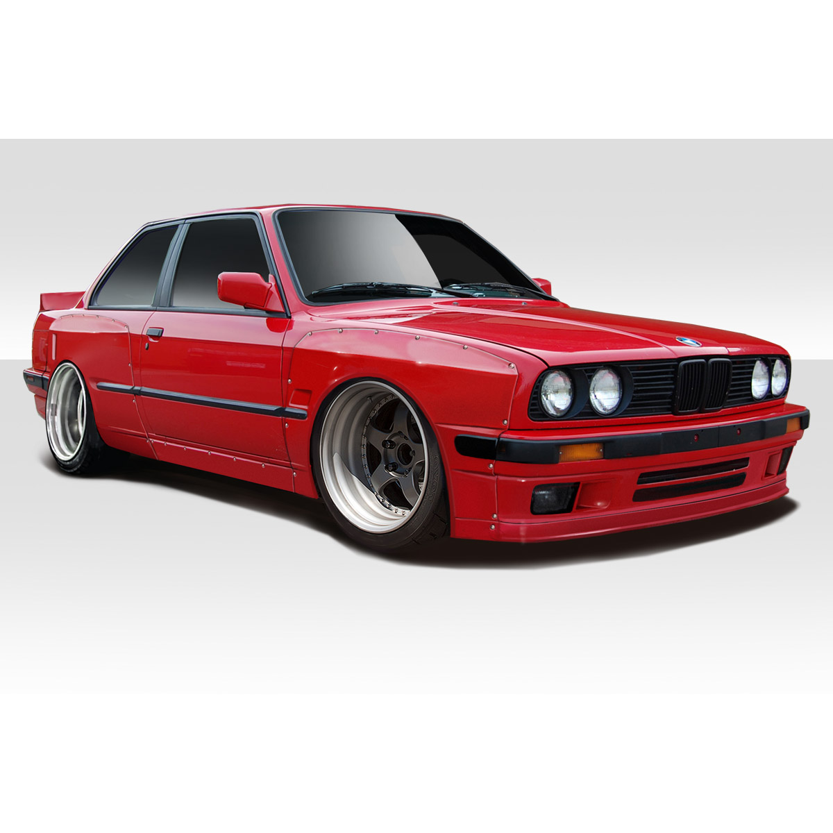 Modify your BMW 3-Series 1984 with our Exterior/Complete Body Kits - Front three quarter view of the car