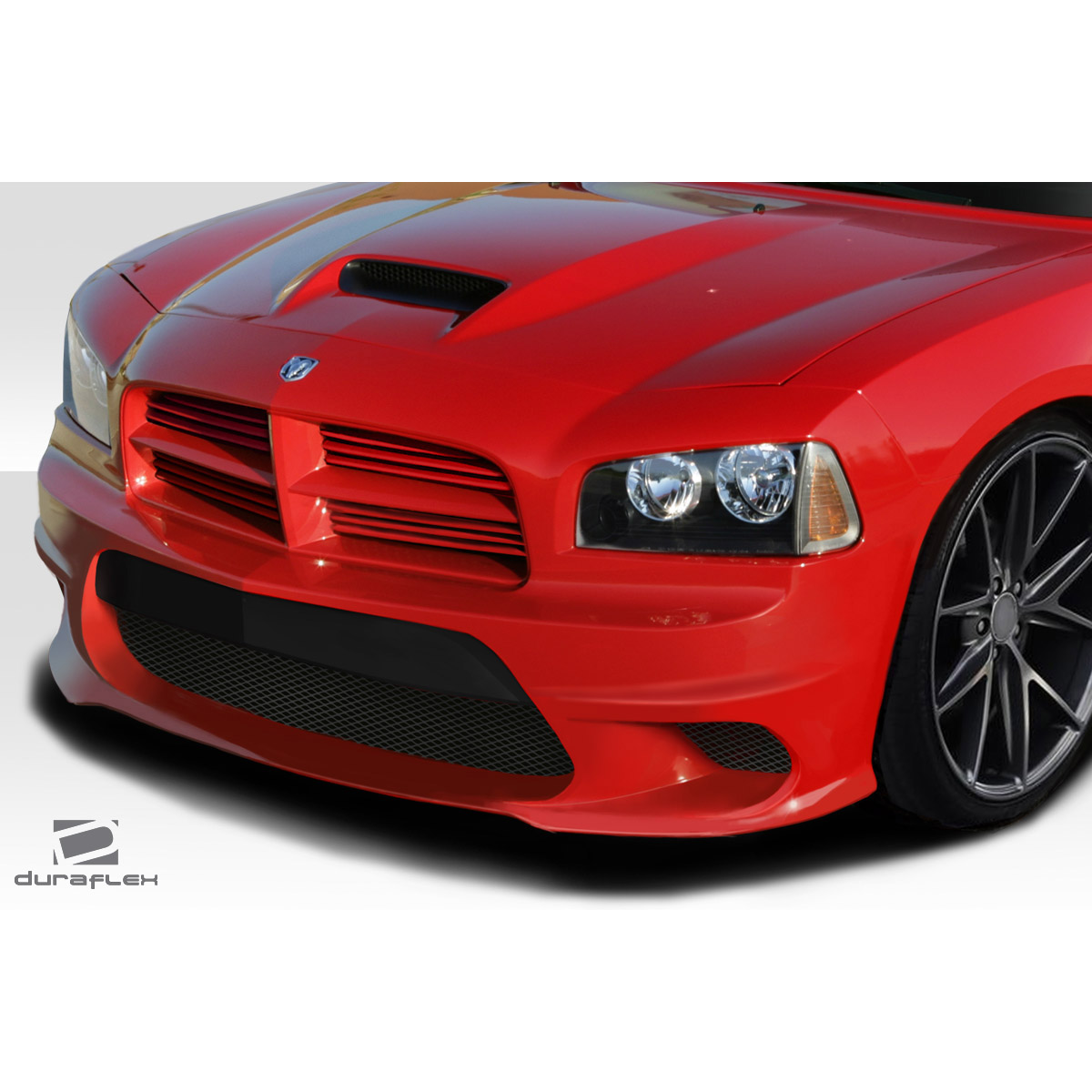 Modify your Dodge Charger 2006 with our Exterior/Complete Body Kits - Front view angle of front bumper for Dodge Charger