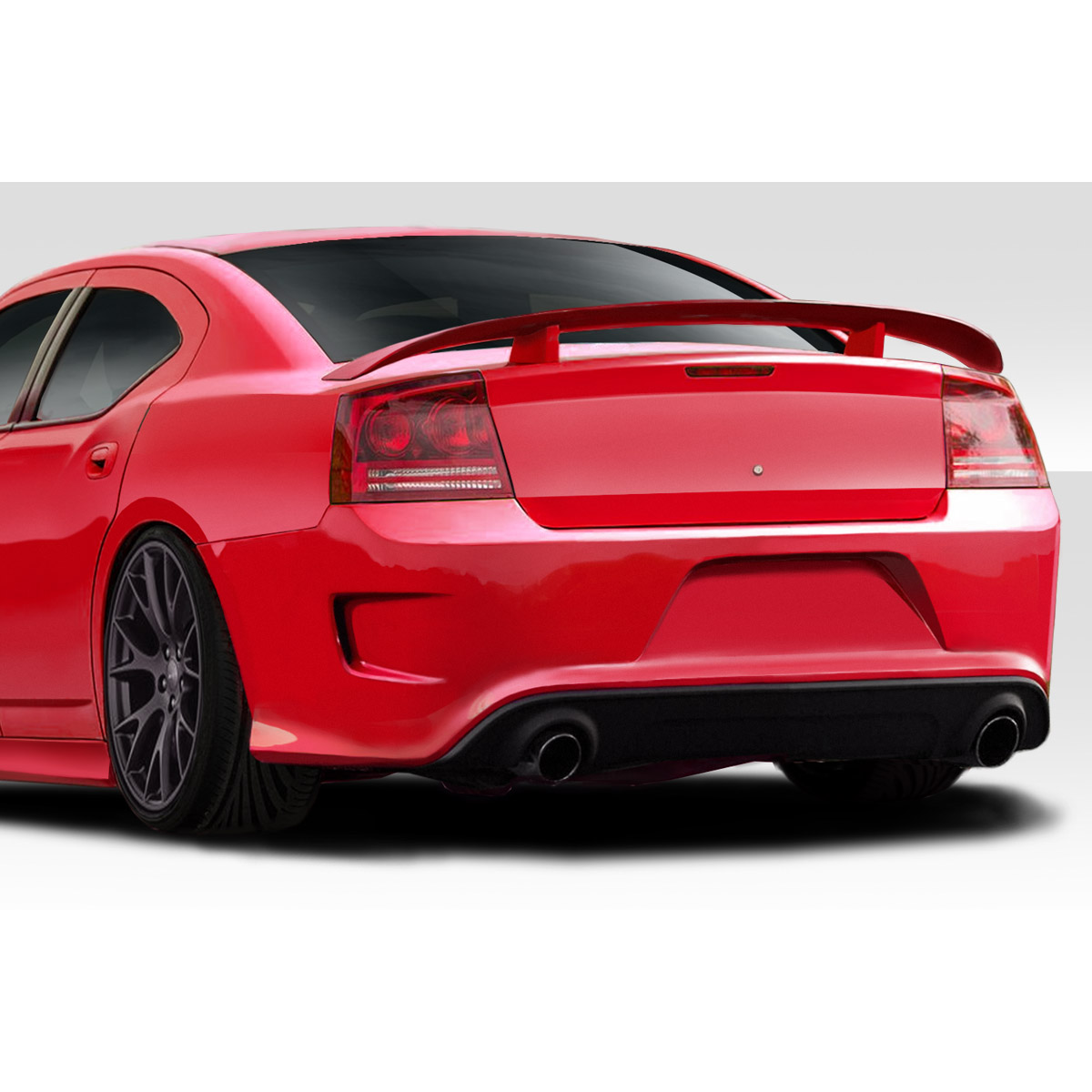 Modify your Dodge Charger 2006 with our Exterior/Complete Body Kits - Viewed from a slight angle from the rear