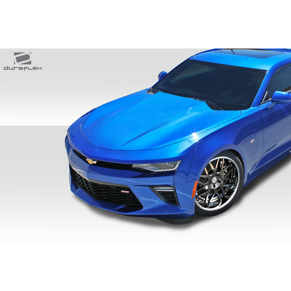 Modify your Chevrolet Camaro 2016 with our Exterior/Hoods - Front three quarter angle of the car