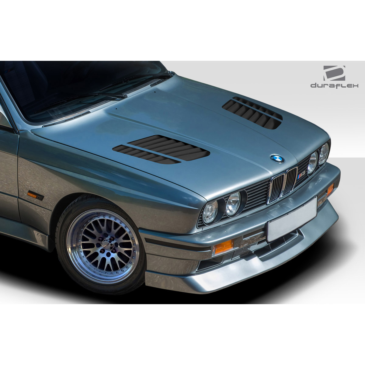 Modify your BMW 3-Series 1984 with our Exterior/Hoods - Part is shown at a front three quarter angle