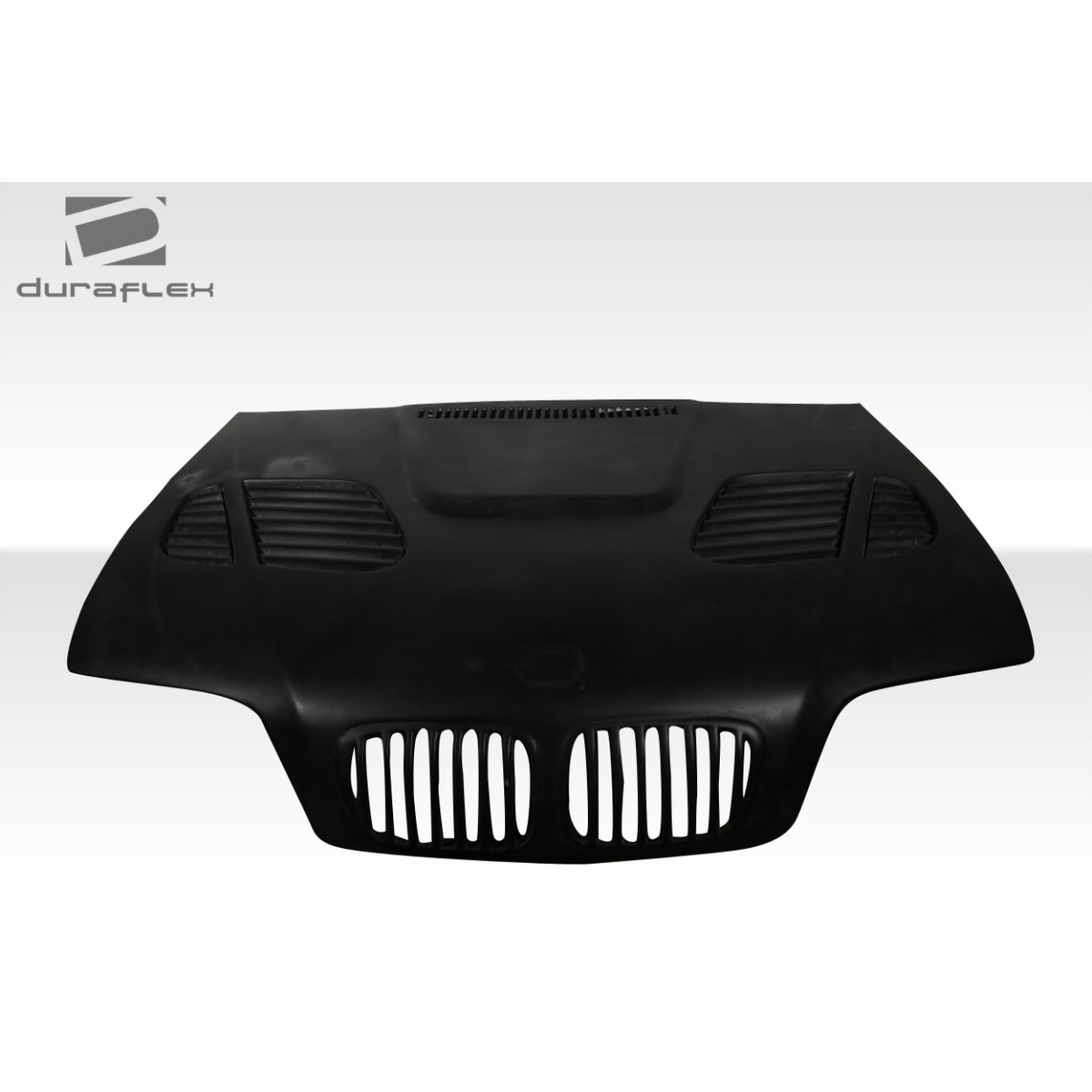 Modify your BMW 3-Series 1999 with our Exterior/Hoods - Front view of hood part at a slight angle