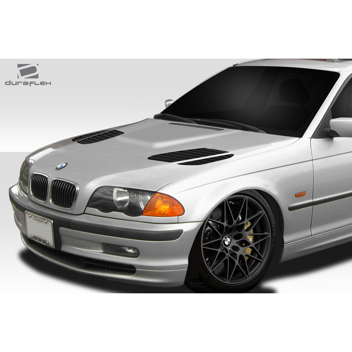 Modify your BMW 3-Series 1999 with our Exterior/Hoods - The hood is viewed from a front angle