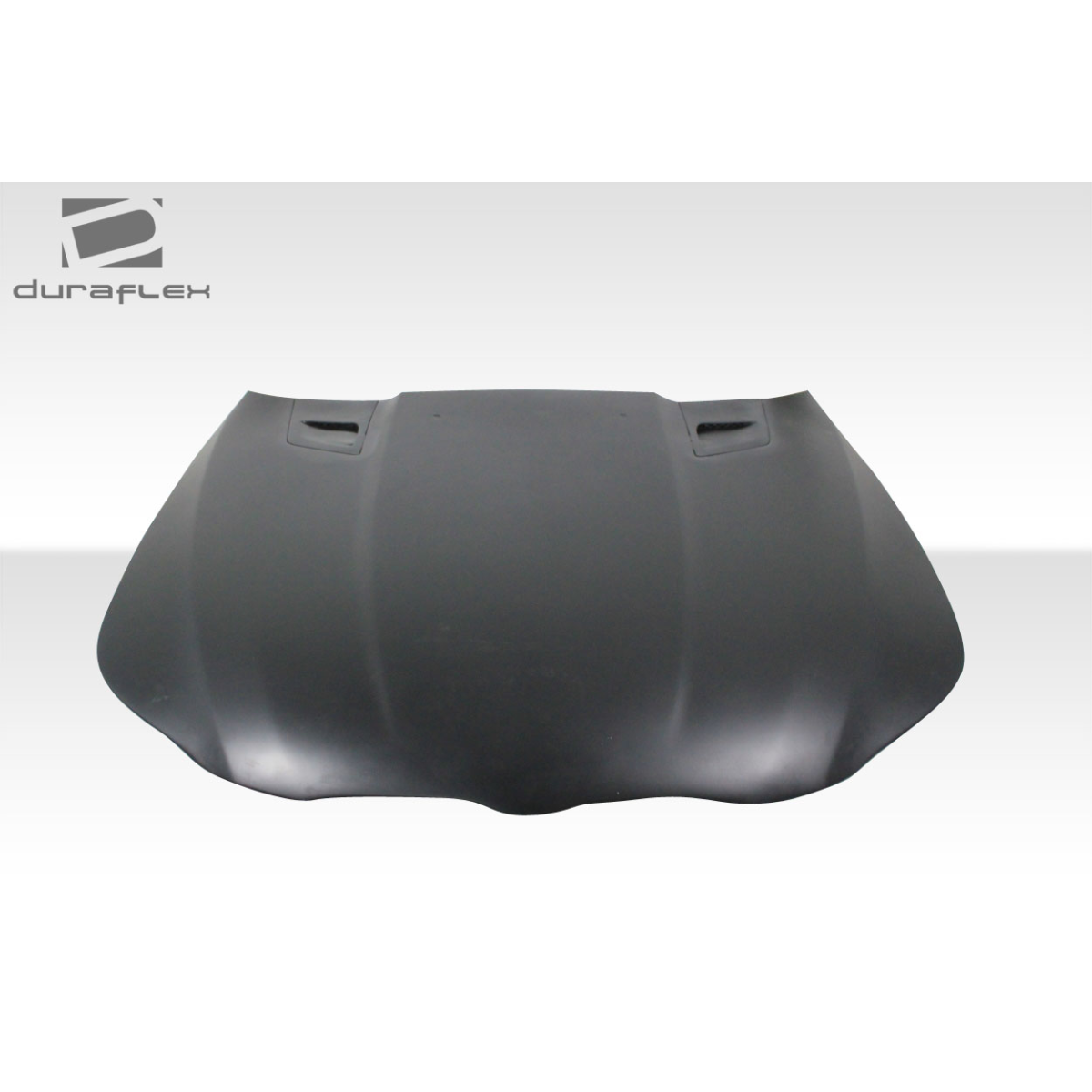 Modify your BMW 5-Series 2004 with our Exterior/Hoods - Front view of car hood at a flat angle