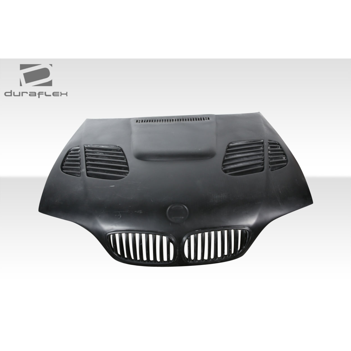 Modify your BMW 3-Series 2004 with our Exterior/Hoods - Front view of the hood at a straight angle