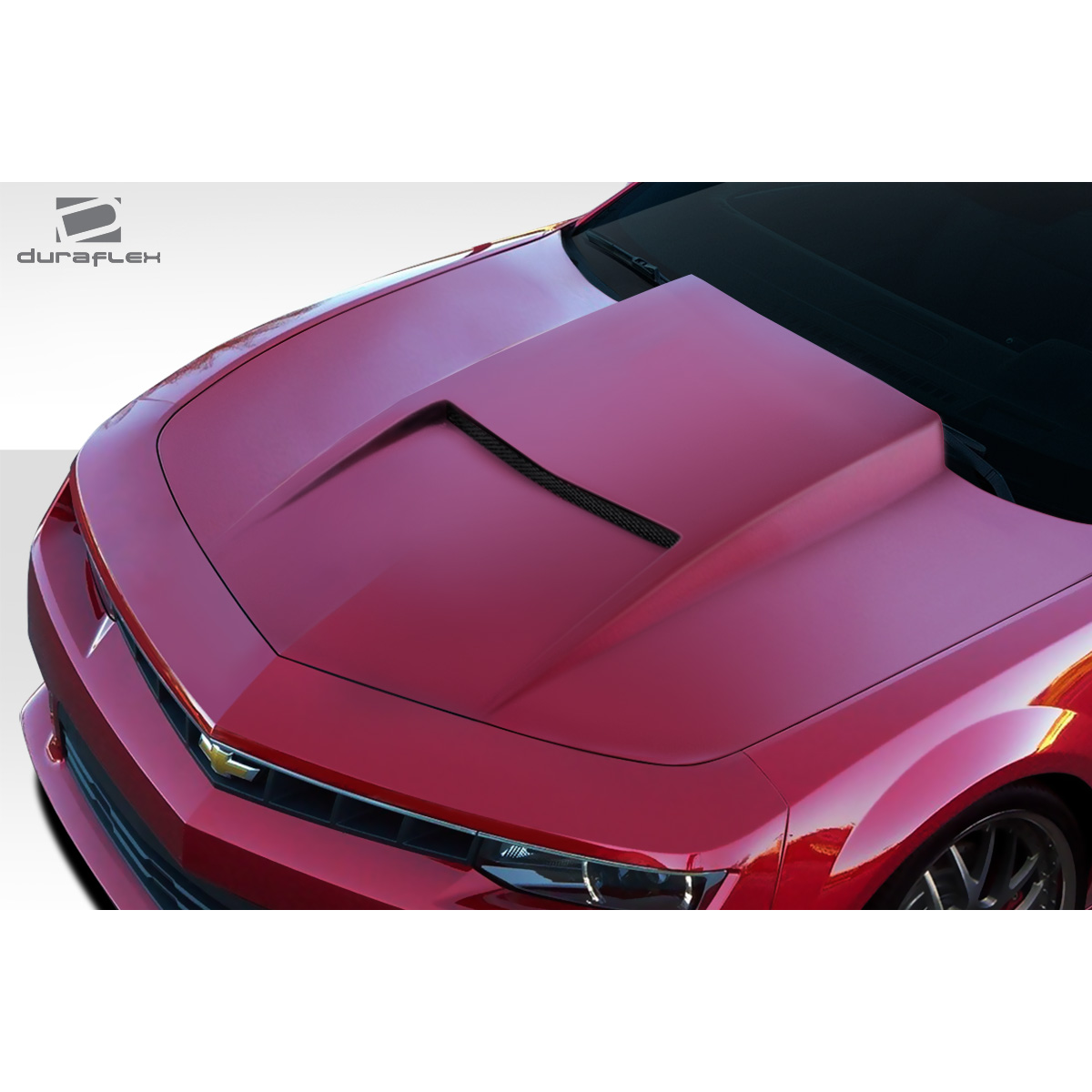 Modify your Chevrolet Camaro 2010 with our Exterior/Hoods - Top down angle view of Chevrolet Camaro hood