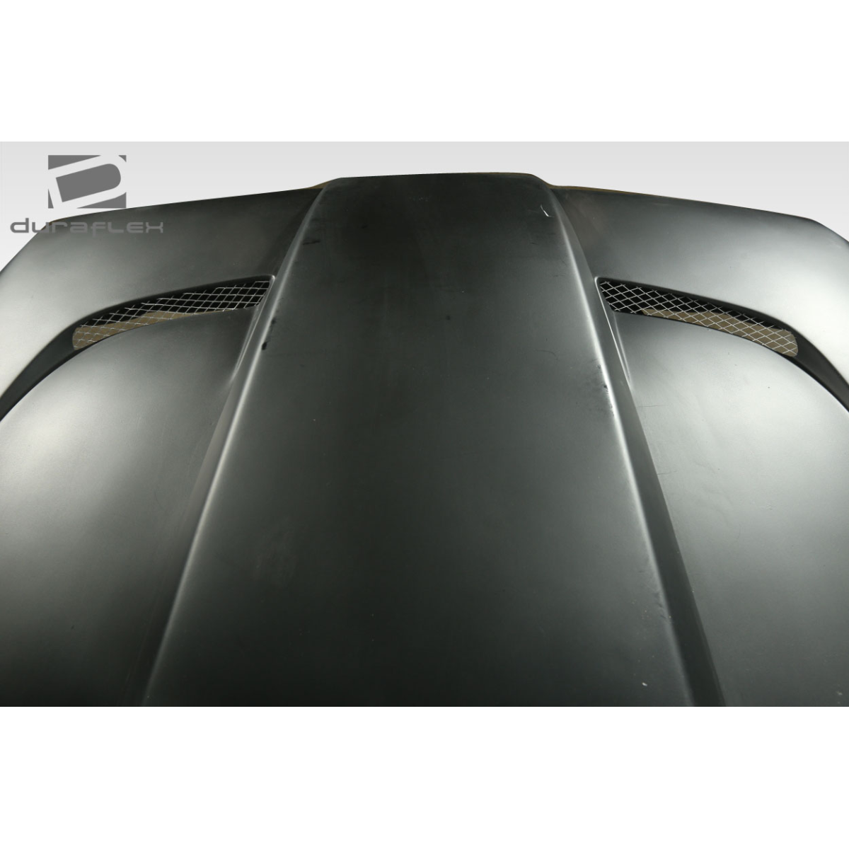 Modify your Ford F-150 2004 with our Exterior/Hoods - Top view of vehicle hood at a slight angle