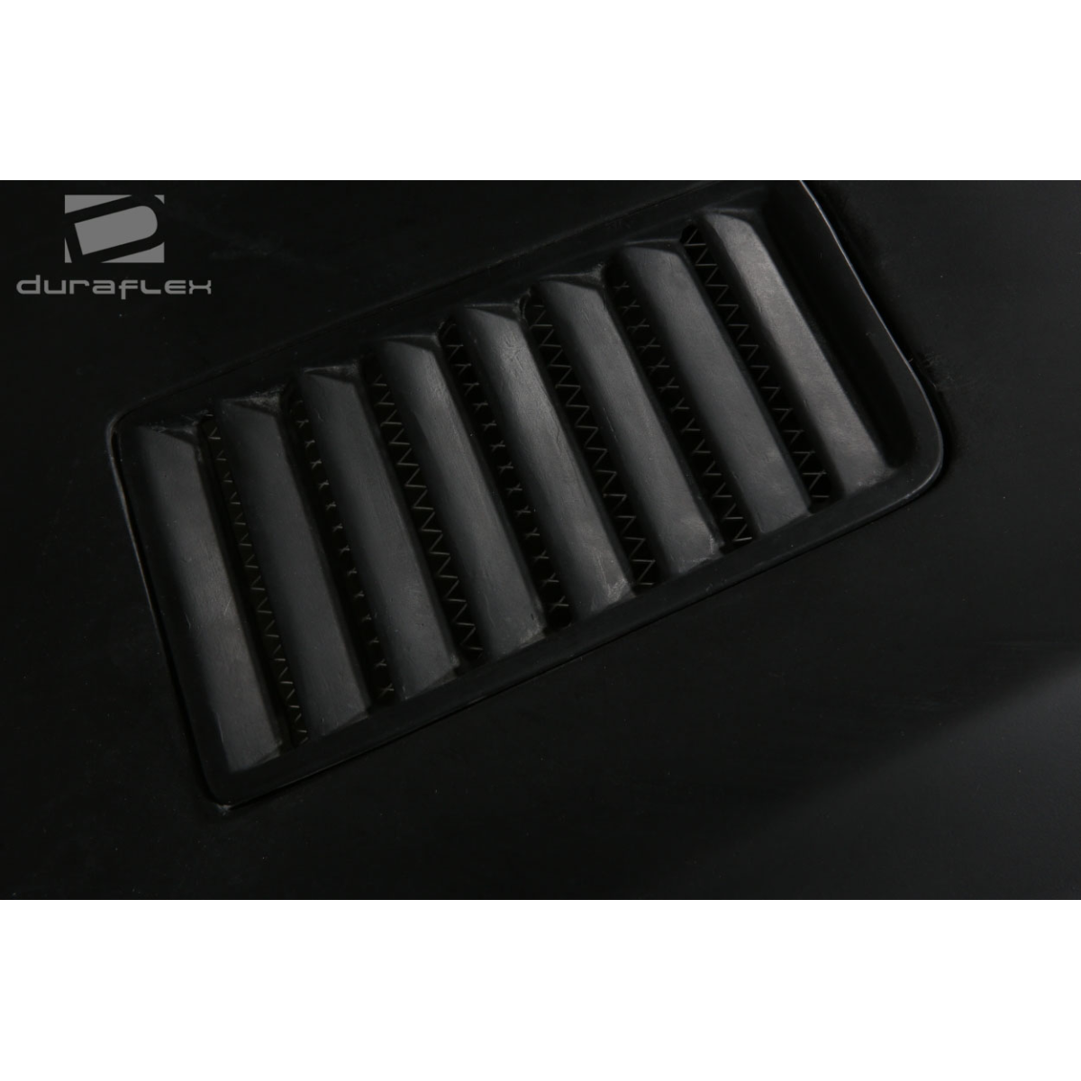 Modify your Ford Mustang 1994 with our Exterior/Hoods - Top down view of a vented car hood