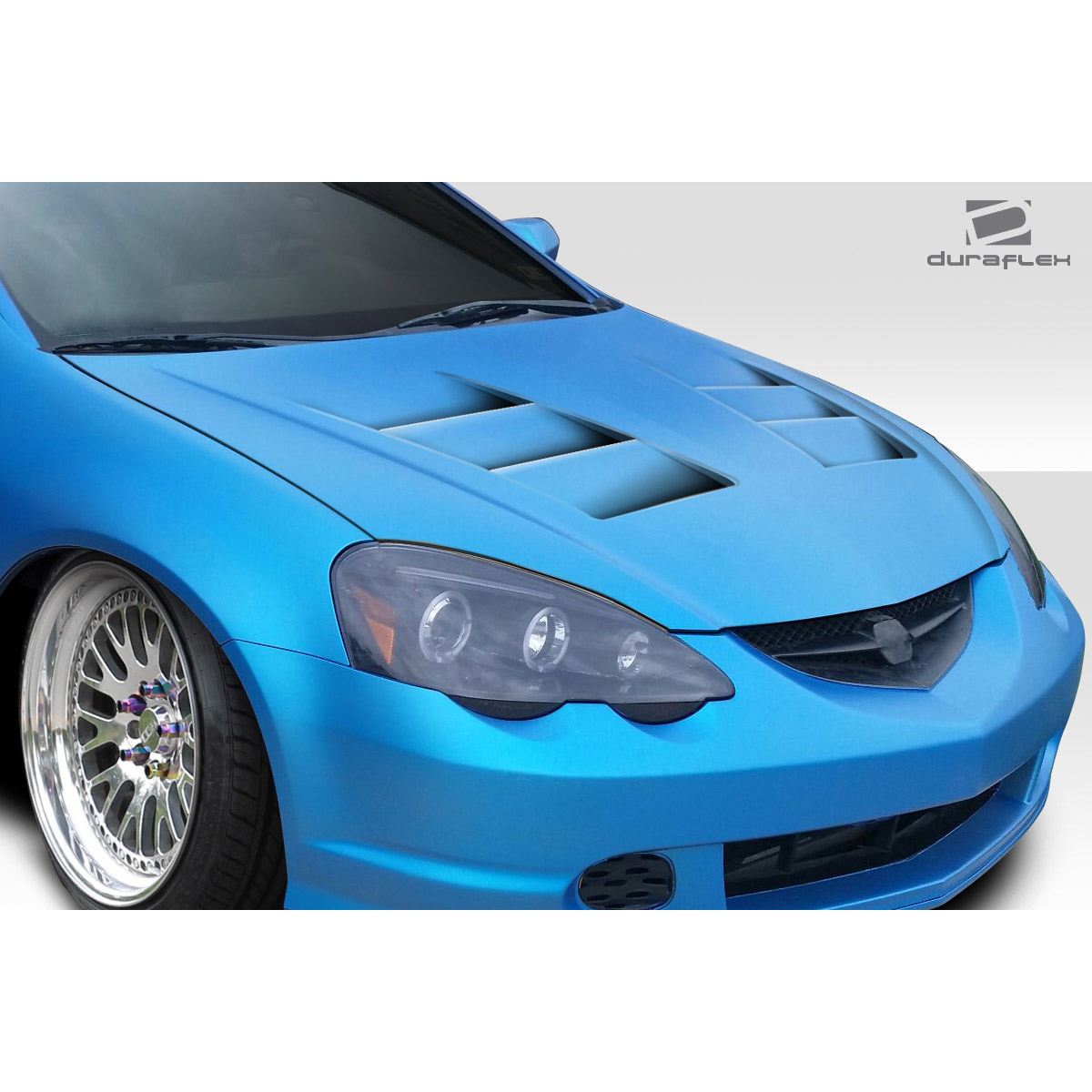 Modify your Acura RSX 2002 with our Exterior/Hoods - Front angle view of hood from left side