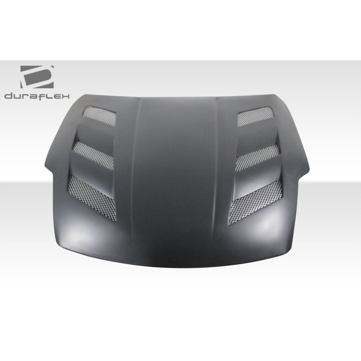 Modify your Nissan 350Z 2007 with our Exterior/Hoods - Front view of the hood from a slight angle