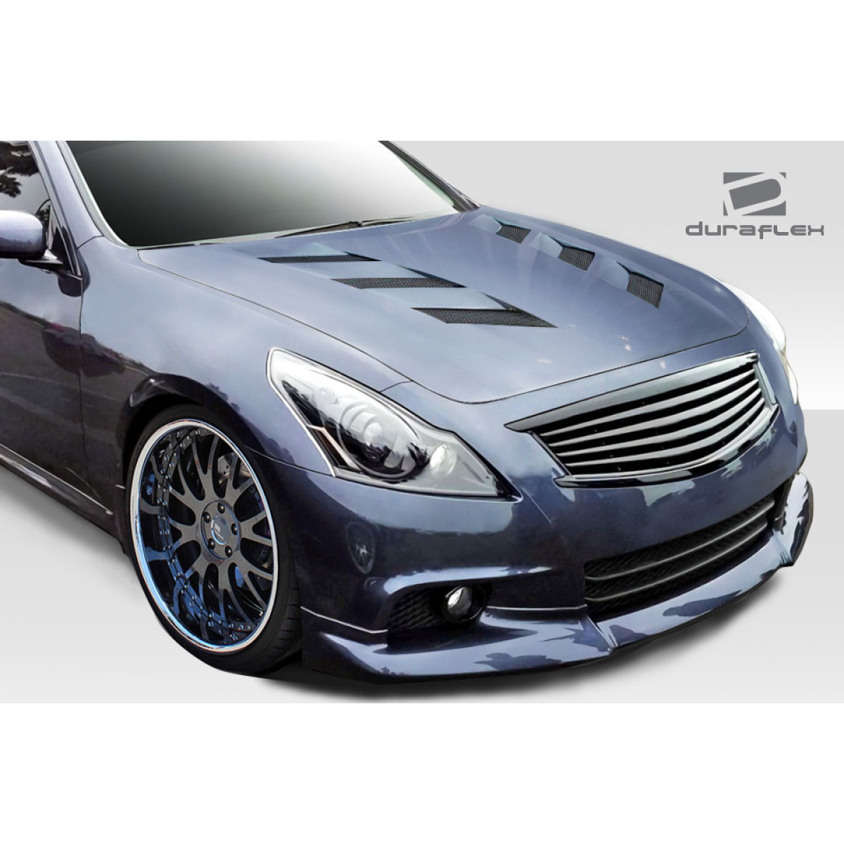 Modify your Infiniti G35 2007 with our Exterior/Hoods - The image shows a front angle view of the hood