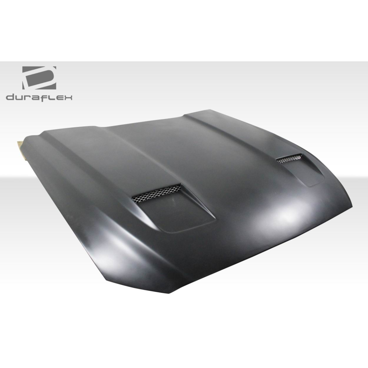 Modify your Ford Mustang 2015 with our Exterior/Hoods - Front angle view of the Mustang hood part