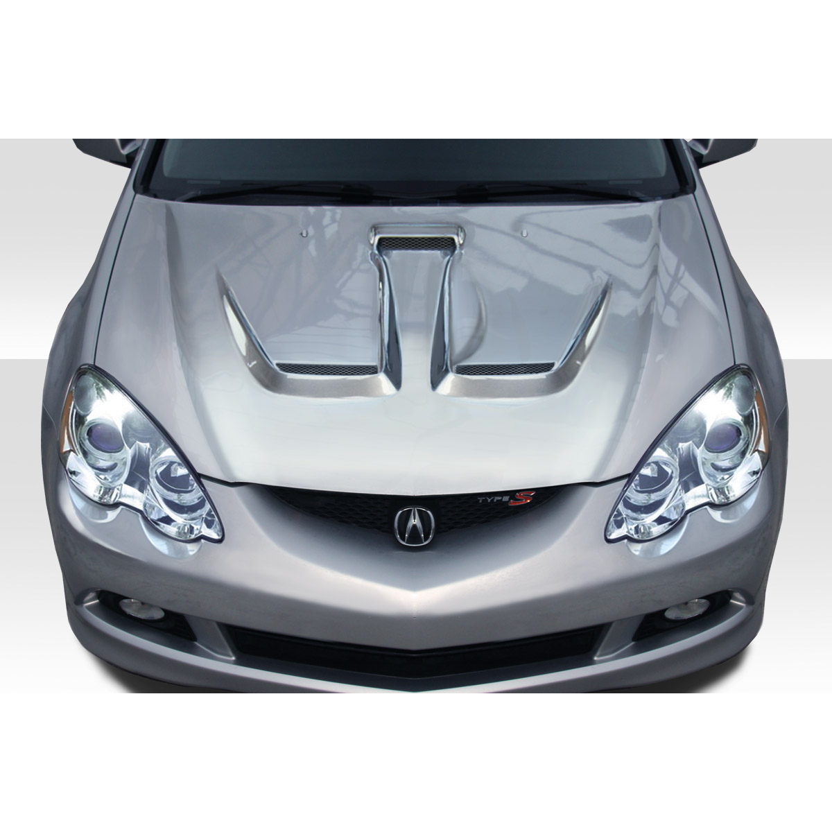 Modify your Acura RSX 2002 with our Exterior/Hoods - Top down view of Acura RSX hood