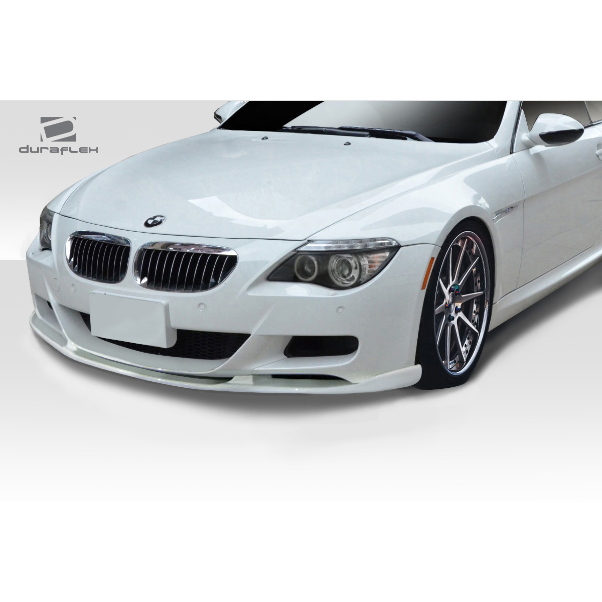 Modify your BMW M6 2006 with our Exterior/Front Bumpers or Lips - Front angle view of the BMW M6 with lip spoiler