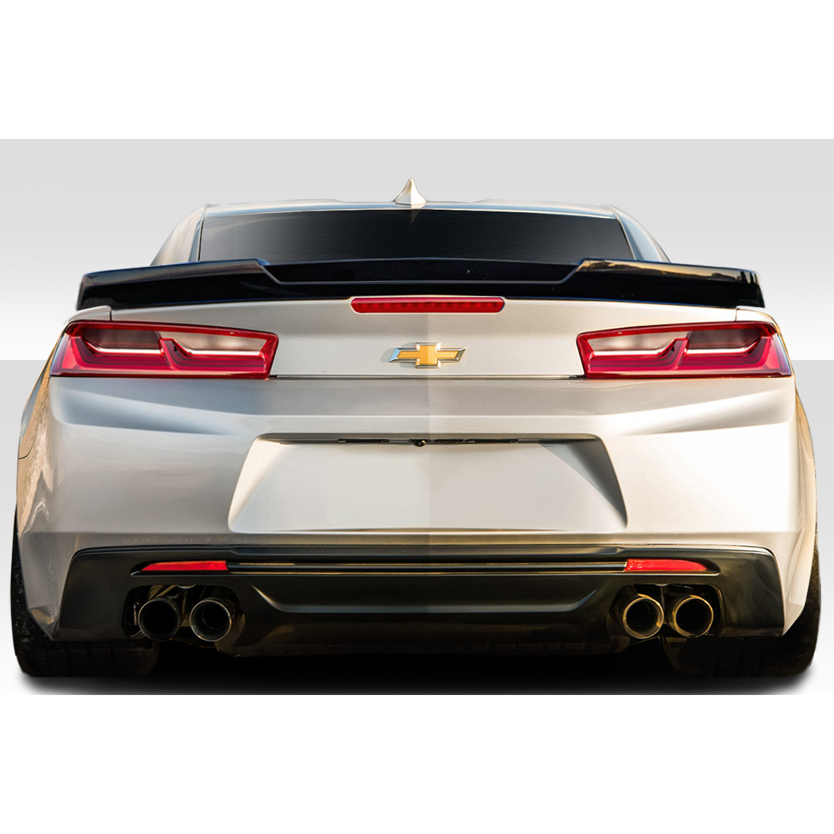 Modify your Chevrolet Camaro 2016 with our Exterior/Wings - Rear angle view of the Chevrolet Camaro