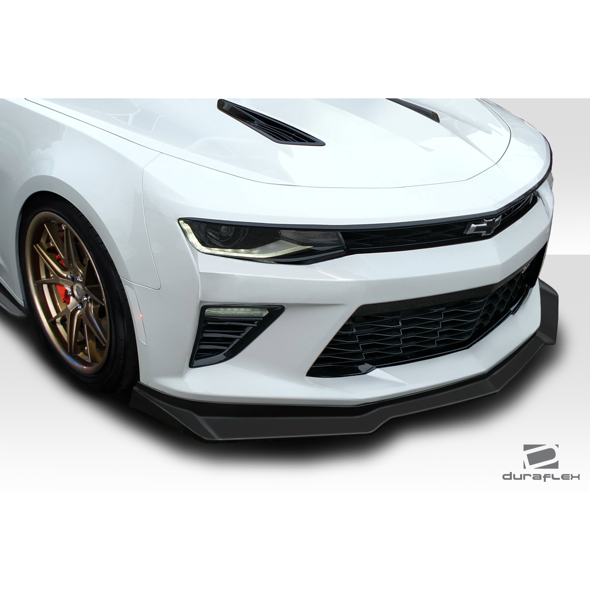 Modify your Chevrolet Camaro 2016 with our Exterior/Front Bumpers or Lips - Front view angled slightly from the side