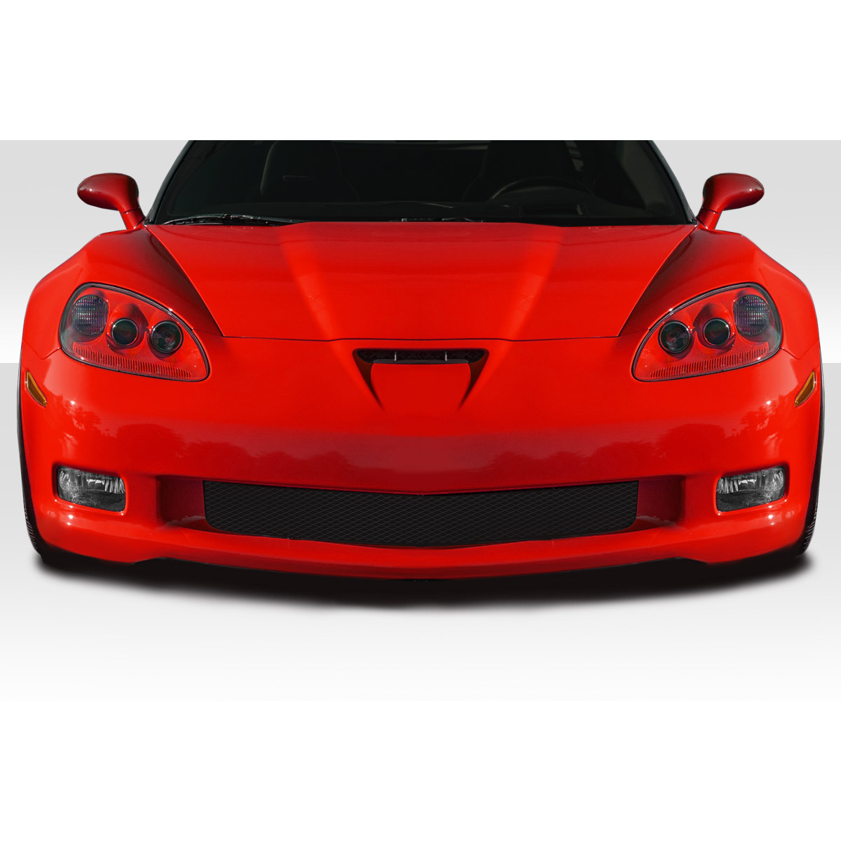 Modify your Chevrolet Corvette 2005 with our Exterior/Front Bumpers or Lips - Front view at a straight angle and close range