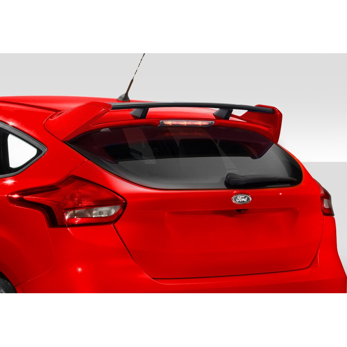 Modify your Ford Focus 2016 with our Exterior/Wings - Rear view at a slight upward angle