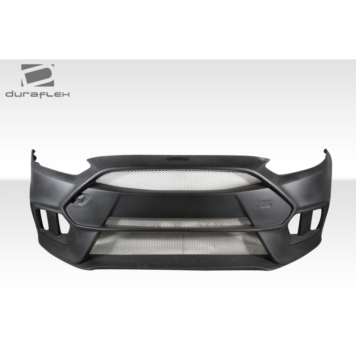 Modify your Ford Focus 2016 with our Exterior/Front Bumpers - Front view at a slightly elevated angle