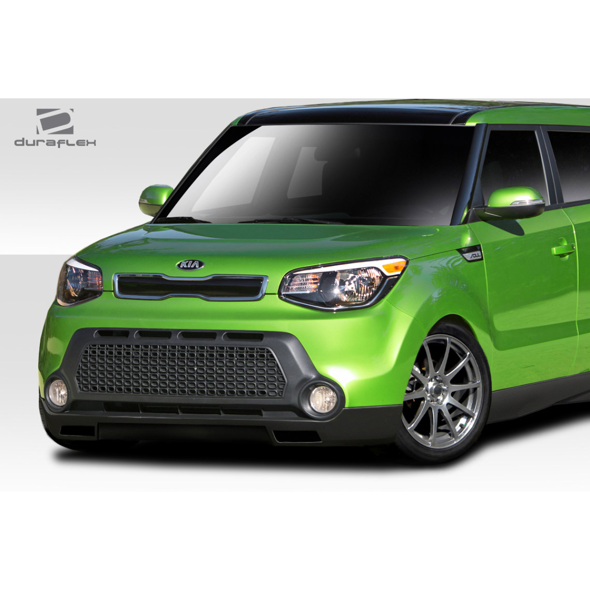 Modify your KIA Soul 2015 with our Exterior/Front Lips - Front view slightly angled from the side