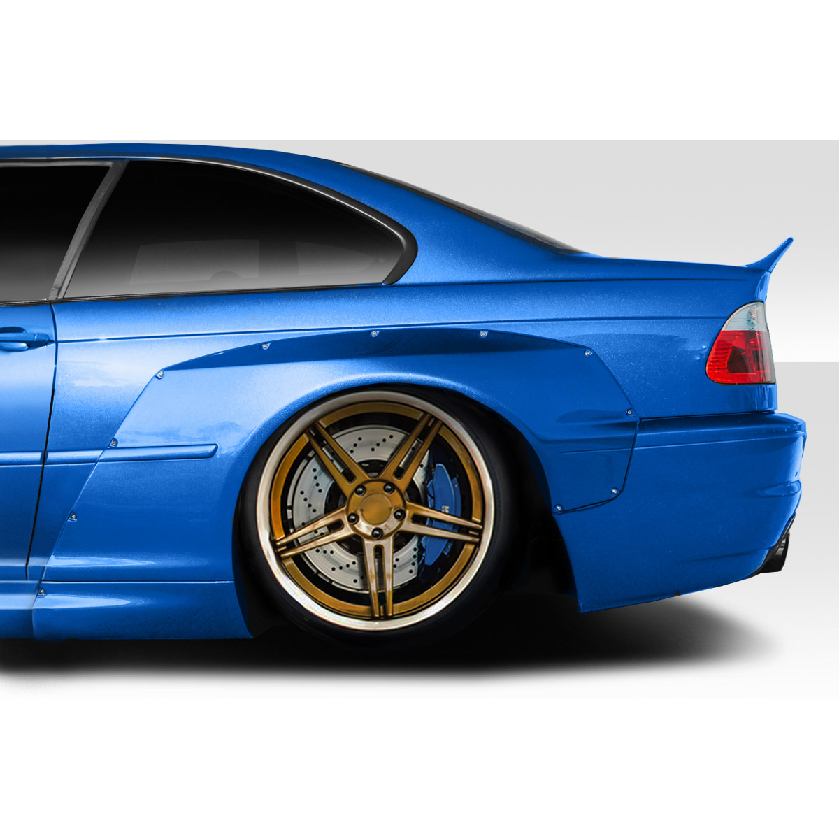 Modify your BMW M3 2001 with our Exterior/Fenders - Side view of BMW M3 with rear fender flares