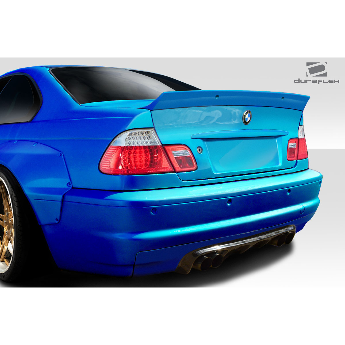 Modify your BMW 3-Series 2000 with our Exterior/Wings - Angle shows rear view of the vehicle