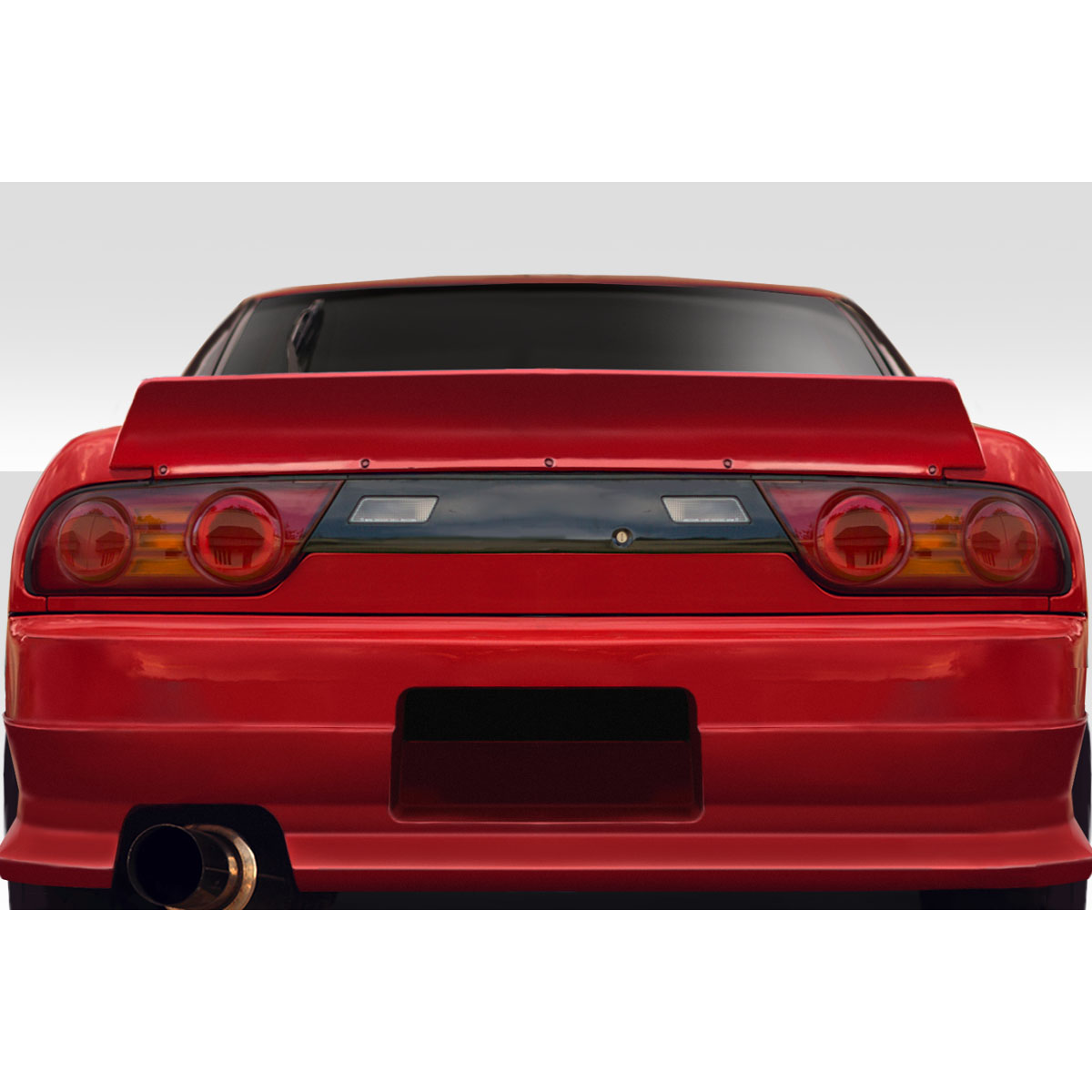 Modify your Nissan 240SX 1989 with our Exterior/Complete Body Kits - Rear view angle showing vehicle part clearly