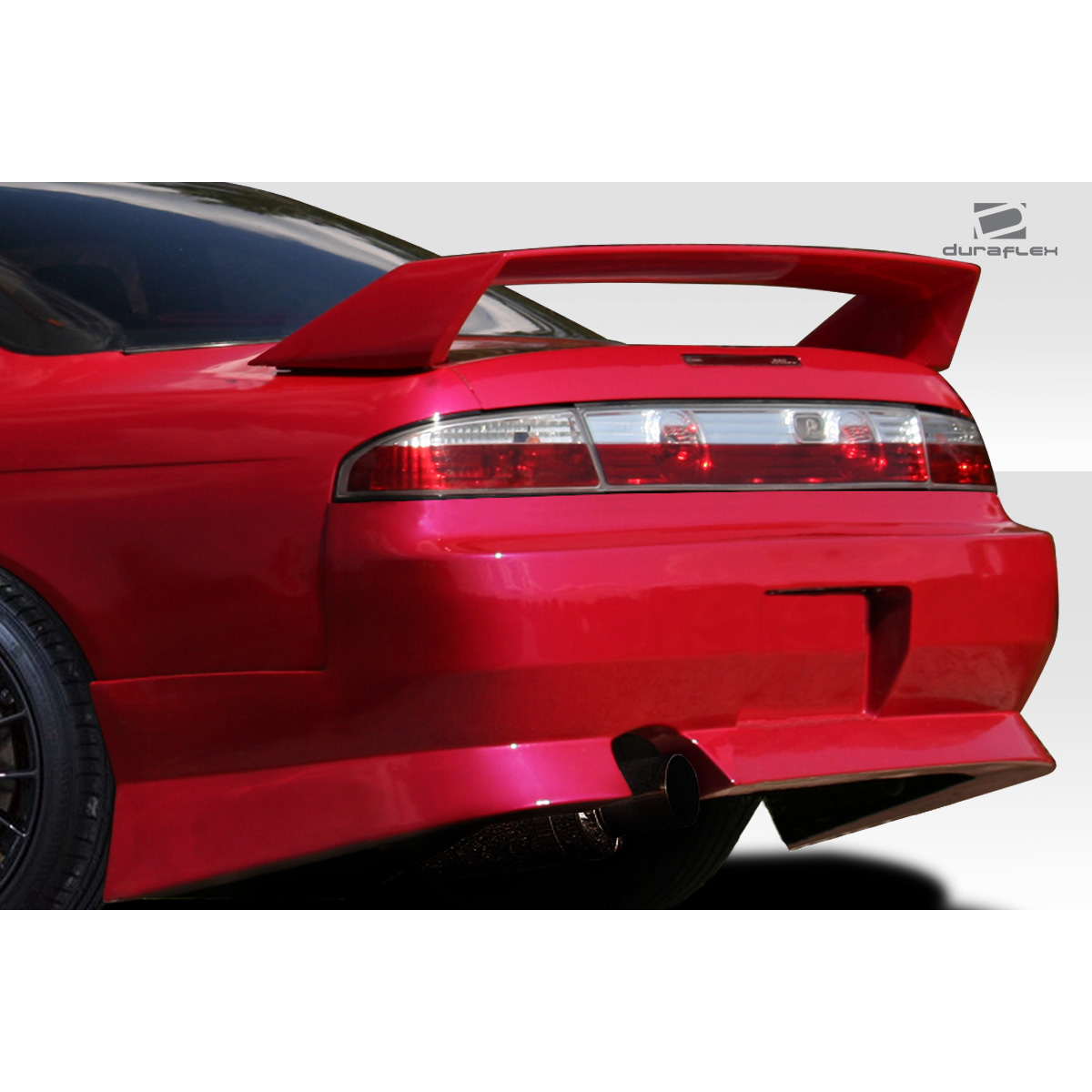 Modify your Nissan 240SX 1995 with our Exterior/Wings - Rear angle view of the Nissan 240SX S14