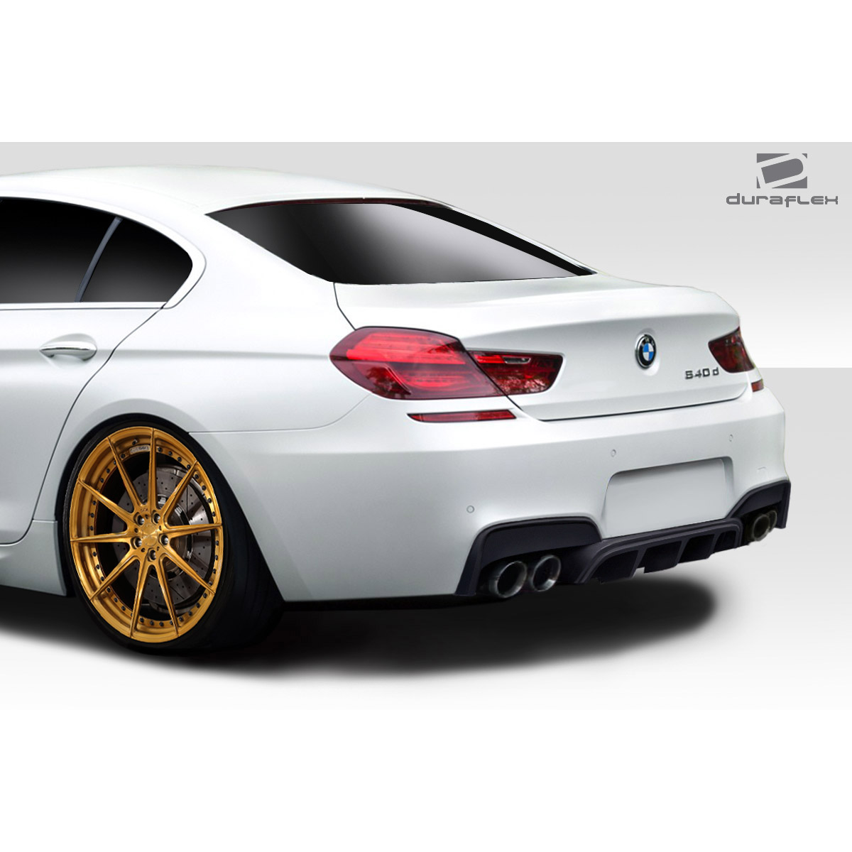 Modify your BMW 6-Series 2011 with our Exterior/Diffusers - The angle is a rear three quarter view