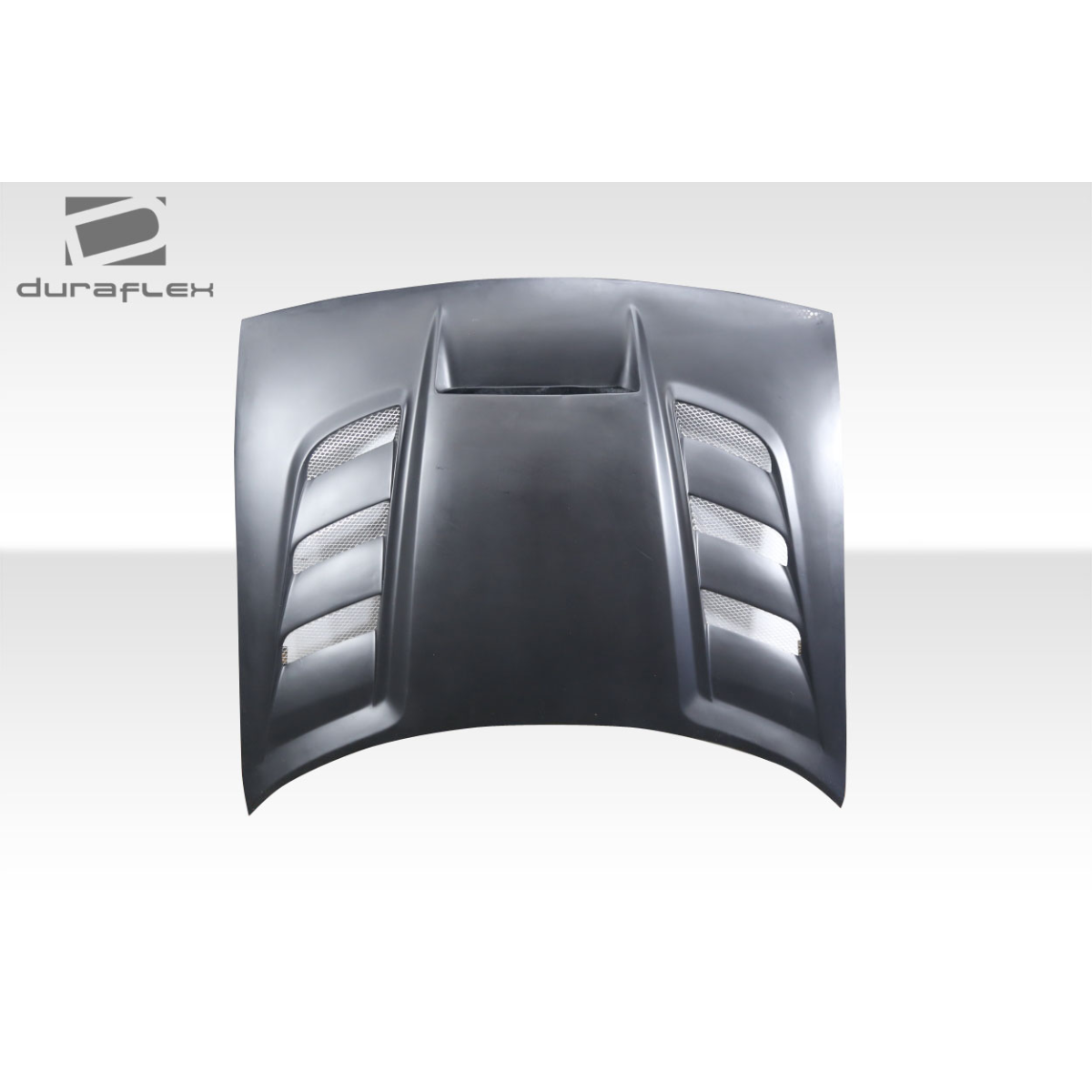 Modify your Dodge Challenger 2008 with our Exterior/Hoods - Front view of hood part at slight angle