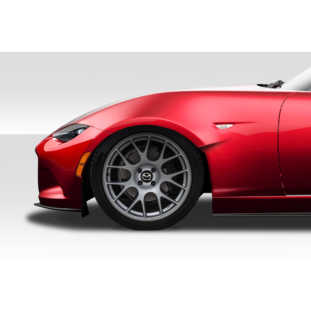 Modify your Mazda Miata 2016 with our Exterior/Fenders - Side profile view of the vehicle at a low angle