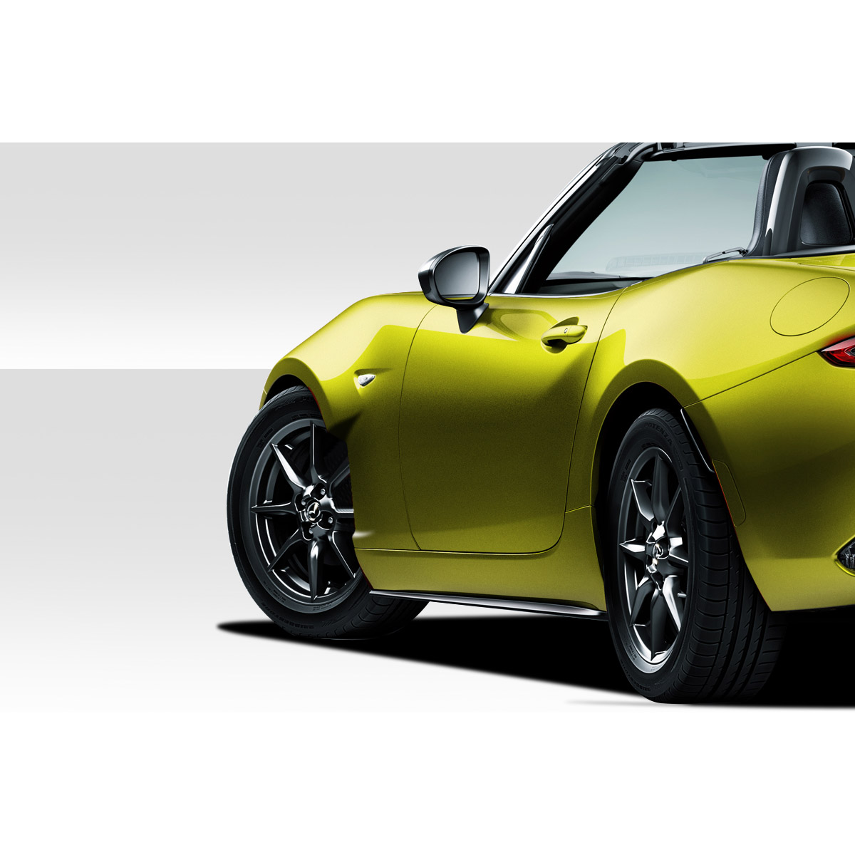 Modify your Mazda Miata 2016 with our Exterior/Fenders - Viewing angle shows car side profile