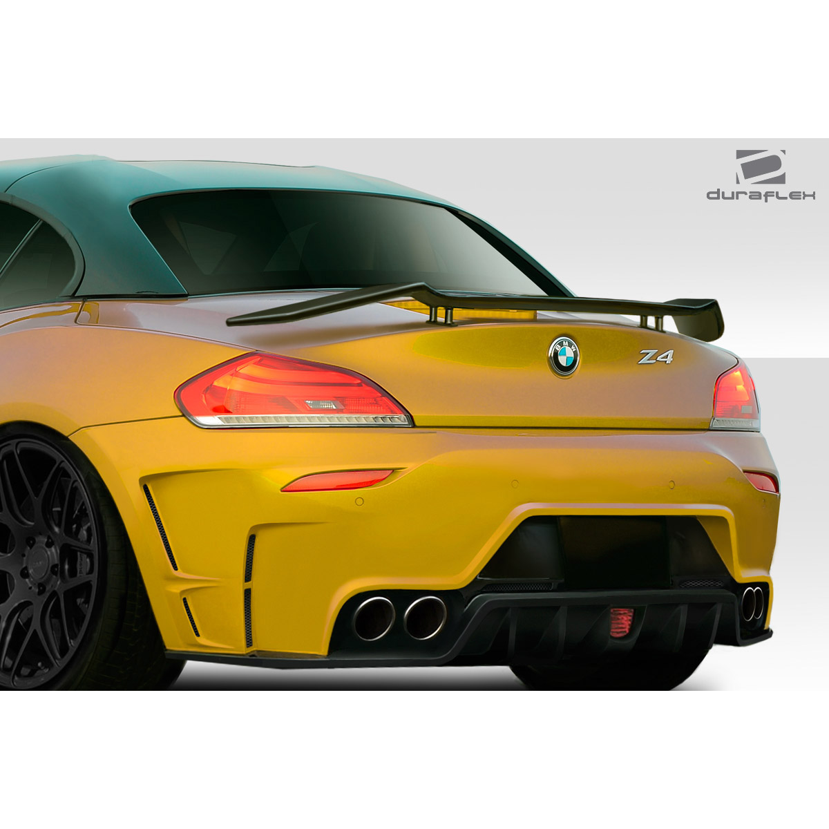 Modify your BMW Z4 2009 with our Exterior/Wings - Rear angle showing the spoiler and rear details