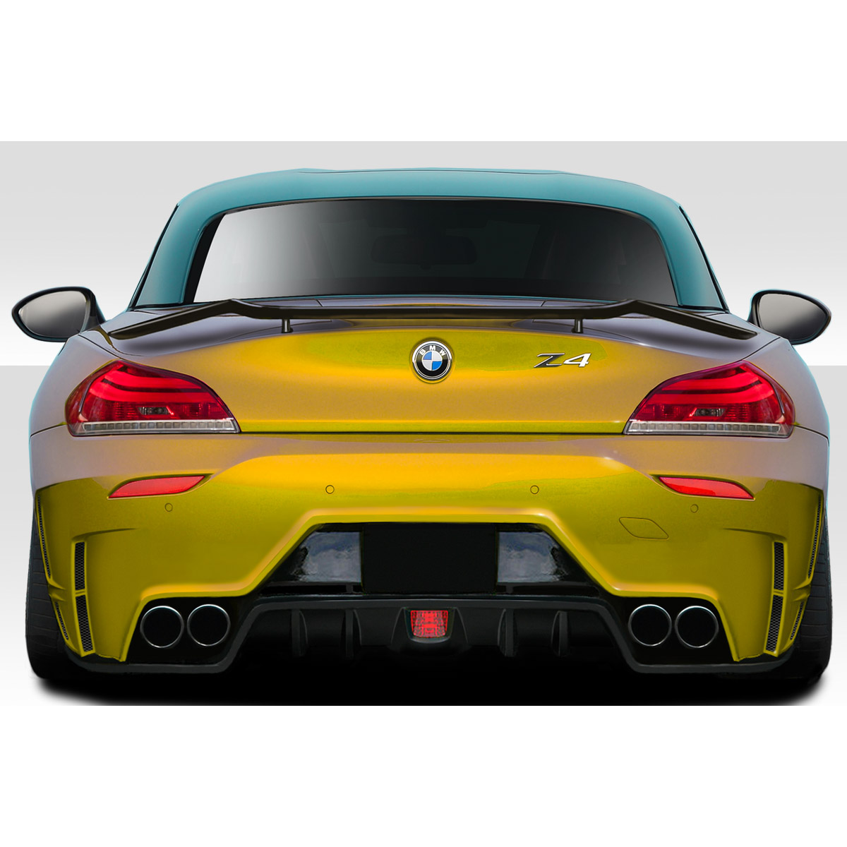 Modify your BMW Z4 2009 with our Exterior/Wings - Rear view angle of the vehicle