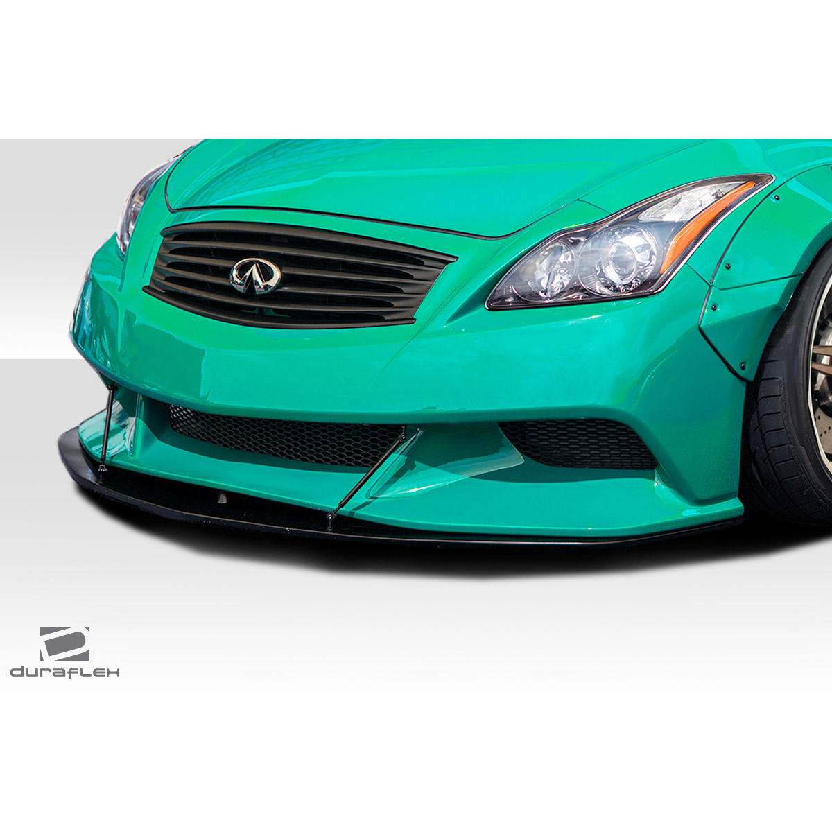 Modify your Infiniti G37 2008 with our Exterior/Other Exterior - Front view angle of splitter on car