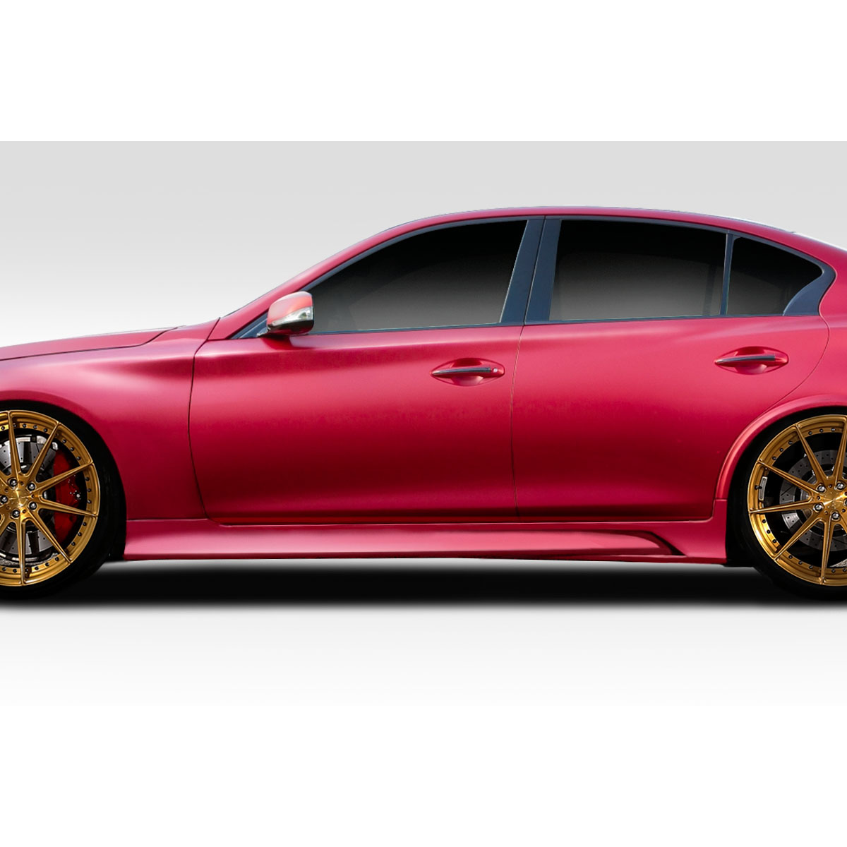 Modify your Infiniti Q50 2014 with our Exterior/Complete Body Kits - Side view angle of the vehicle