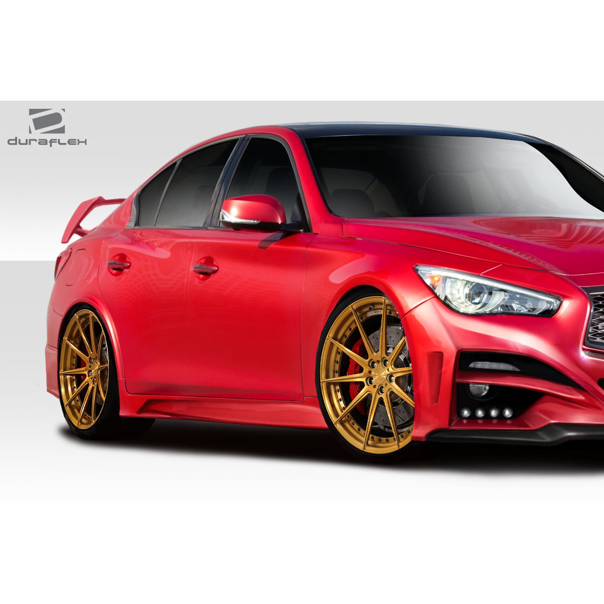 Modify your Infiniti Q50 2014 with our Exterior/Complete Body Kits - The angle shows a side view of the vehicle