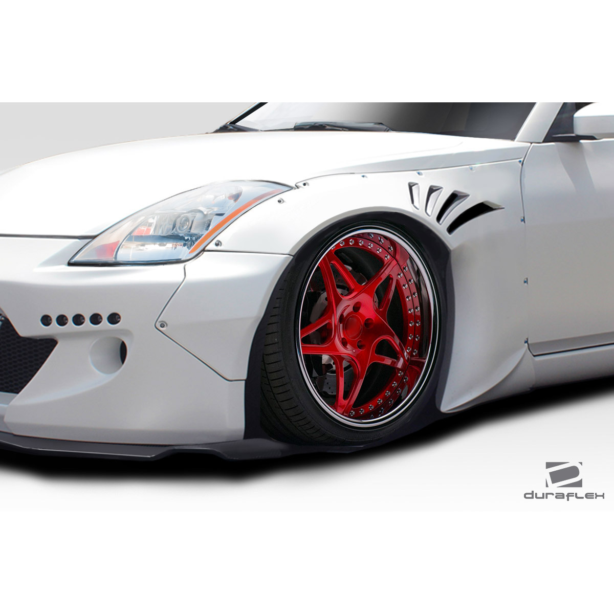 Modify your Nissan 350Z 2003 with our Exterior/Fenders - Front angle showcasing body and wheel details