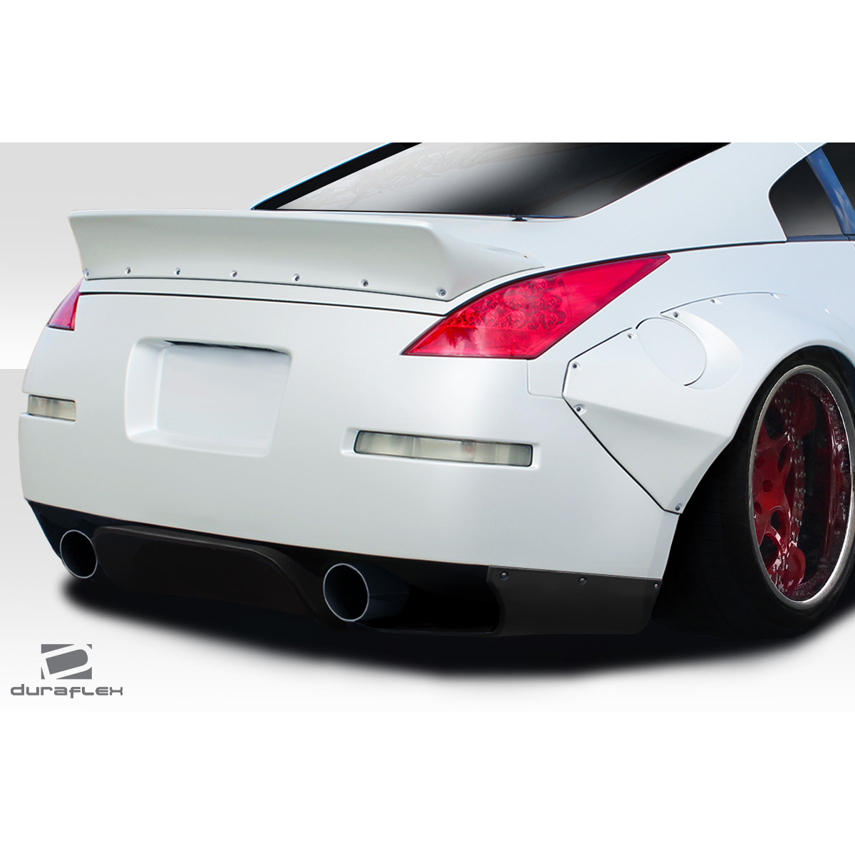 Modify your Nissan 350Z 2003 with our Exterior/Diffusers - Rear angle view of the Nissan 350Z exterior part