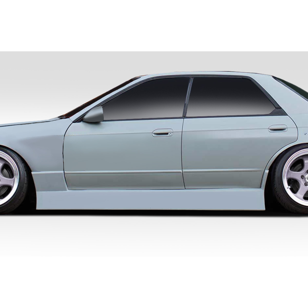 Modify your Nissan Skyline 1989 with our Exterior/Side Skirts - Profile view showcasing side skirt design