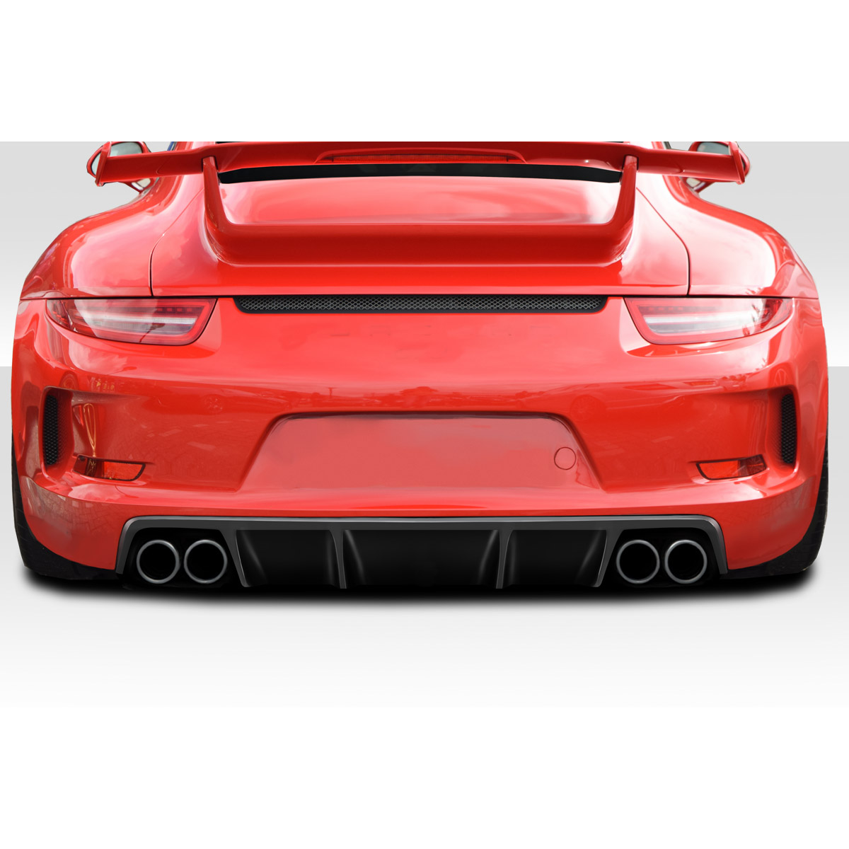 Modify your Porsche 911 2012 with our Exterior/Complete Body Kits - Rear view of vehicle seen at eye level angle