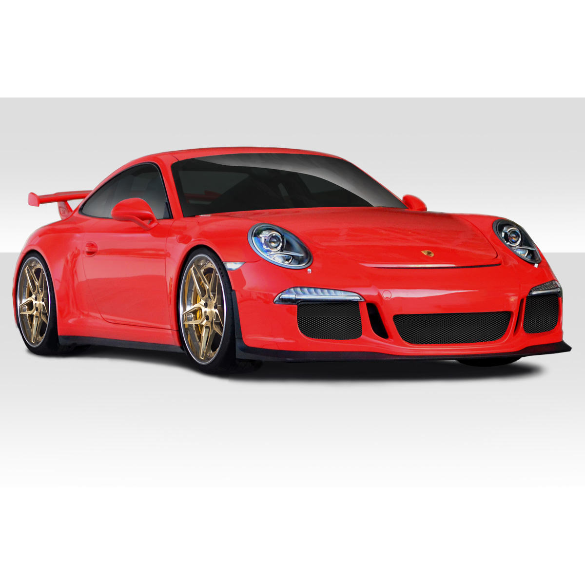 Modify your Porsche 911 2012 with our Exterior/Complete Body Kits - The image shows a front three quarter view