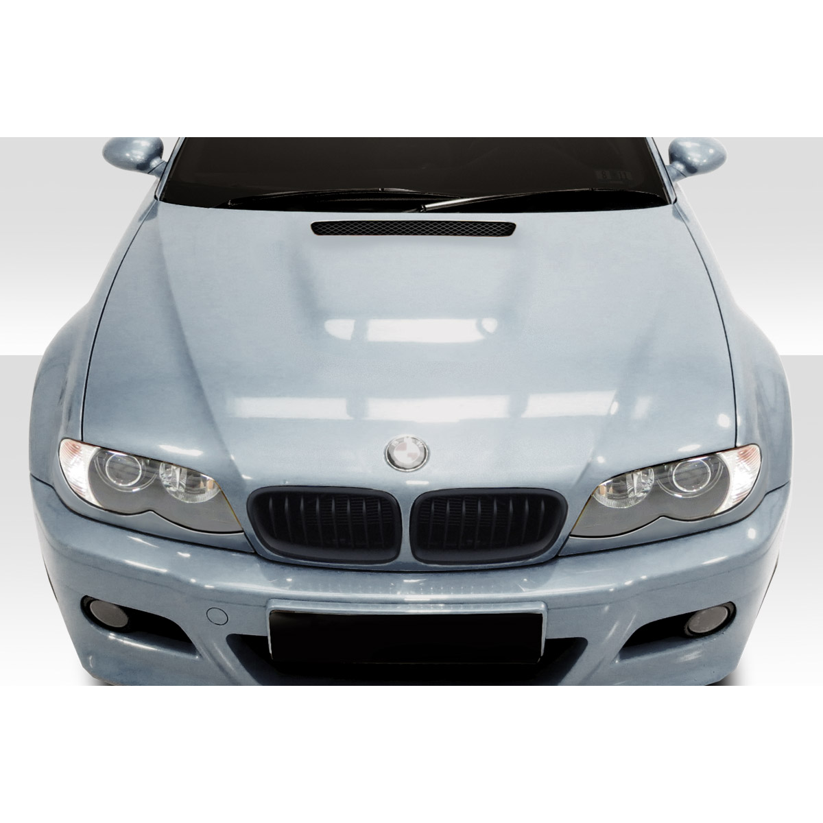 Modify your BMW 3-Series 2002 with our Exterior/Hoods - Front view of hood at eye level angle