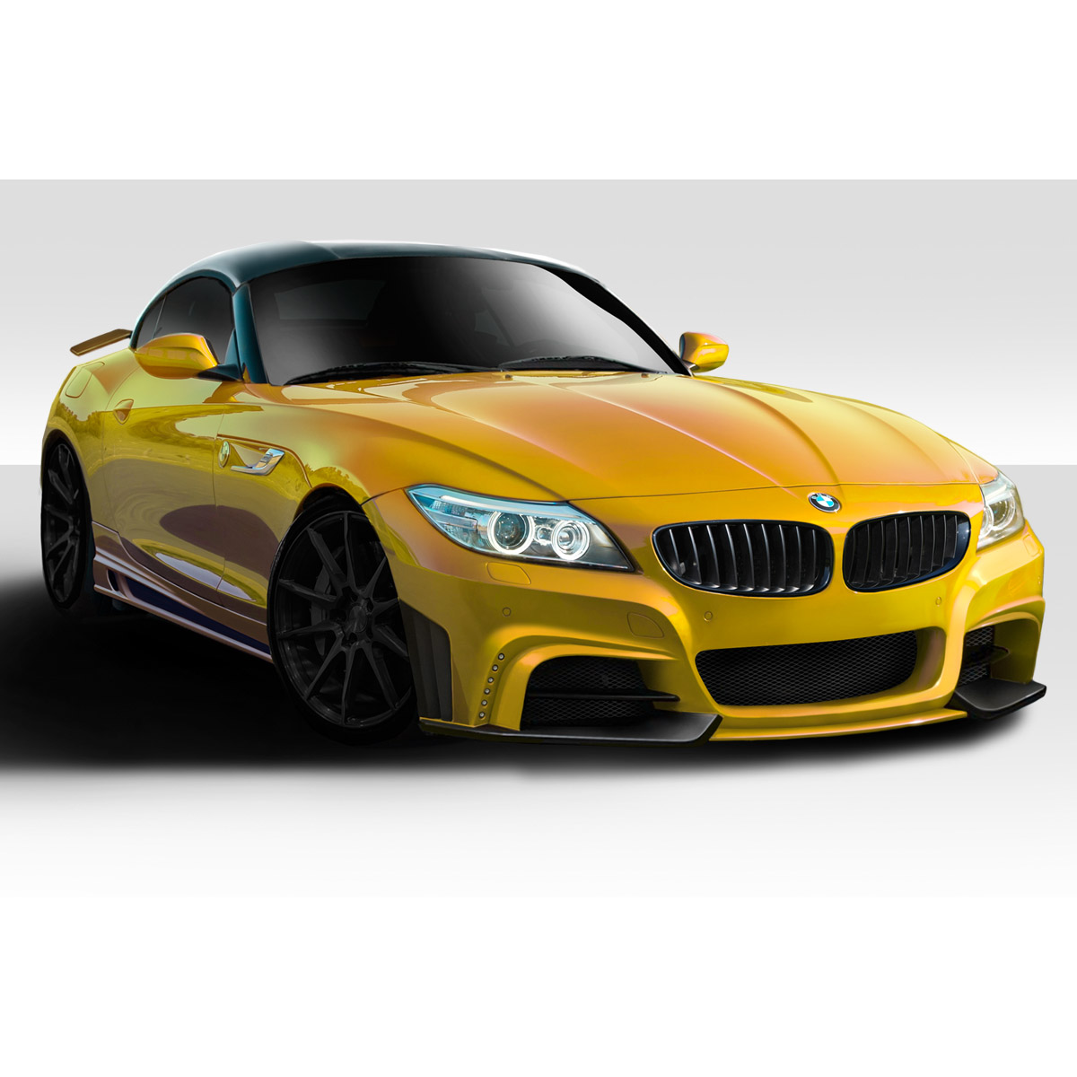 Modify your BMW 5-Series 2009 with our Exterior/Complete Body Kits - Angled front view of the vehicle