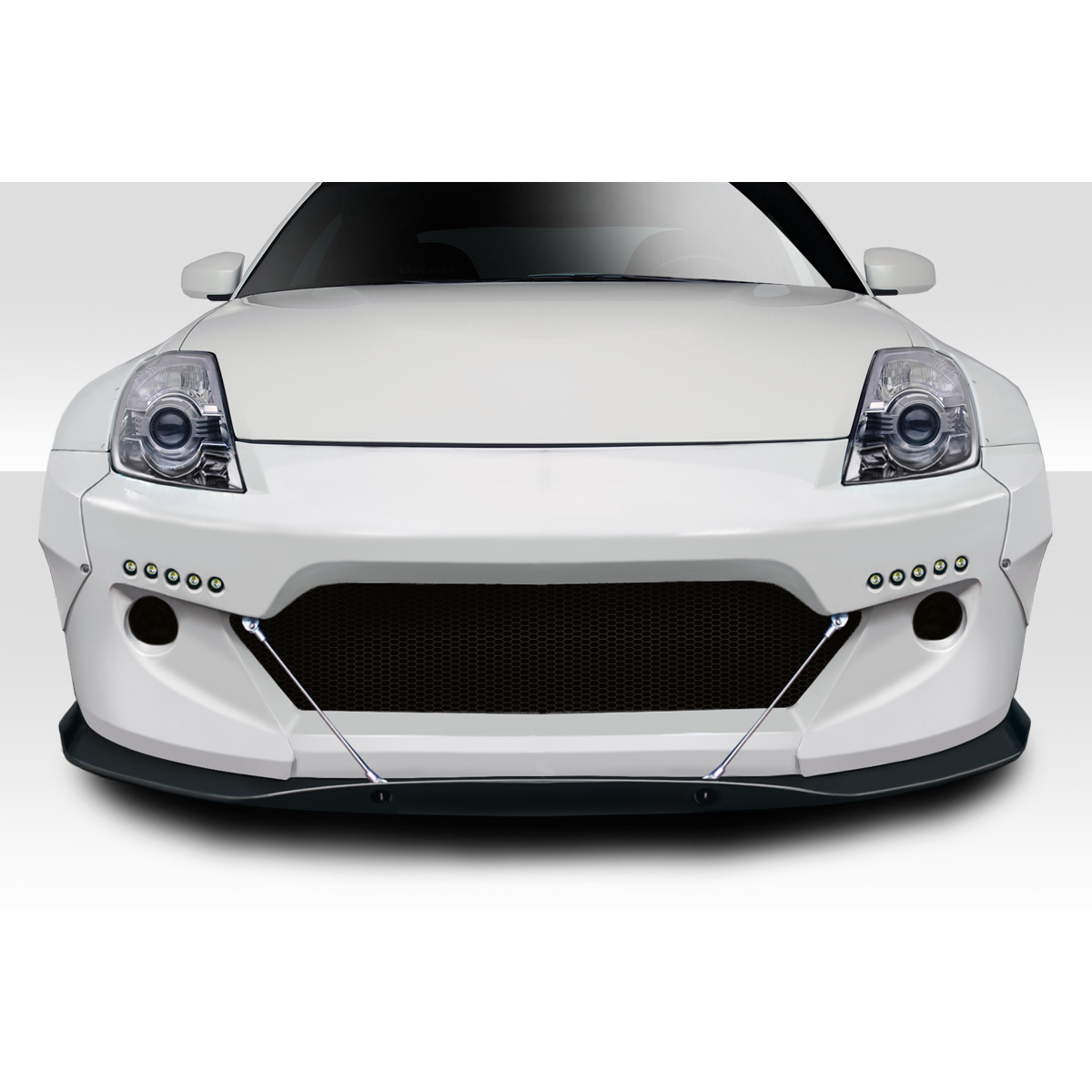 Modify your Nissan 350Z 2003 with our Exterior/Complete Body Kits - Front view angle of the vehicle part