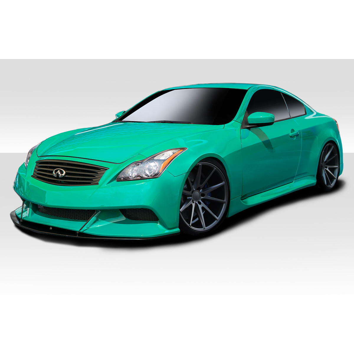 Modify your Infiniti G37 2008 with our Exterior/Complete Body Kits - Front three quarter view of vehicle