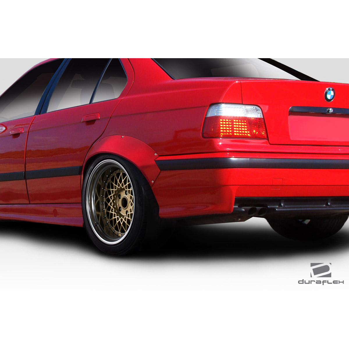 Modify your BMW 3-Series 1992 with our Exterior/Fenders - Rear three quarter angle view of the BMW