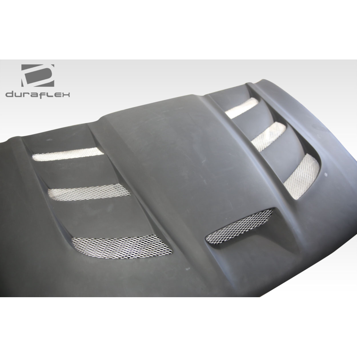 Modify your Dodge Durango 2004 with our Exterior/Hoods - Top-down view of a hood part