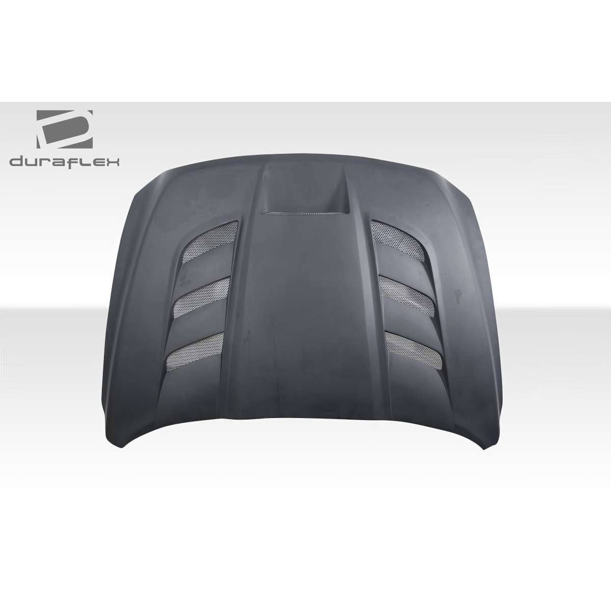 Modify your Dodge Ram 2010 with our Exterior/Hoods - Top view of the hood at a shallow angle